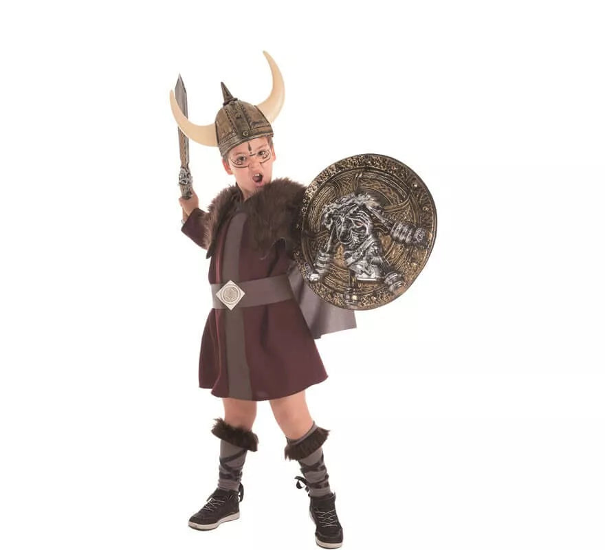 Disfraz de Vikingo con Casco para niño