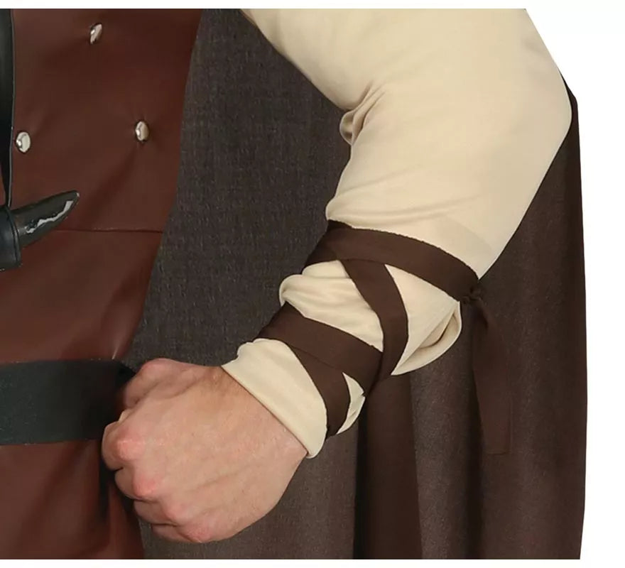 Disfraz de Vikingo Marrón para hombre