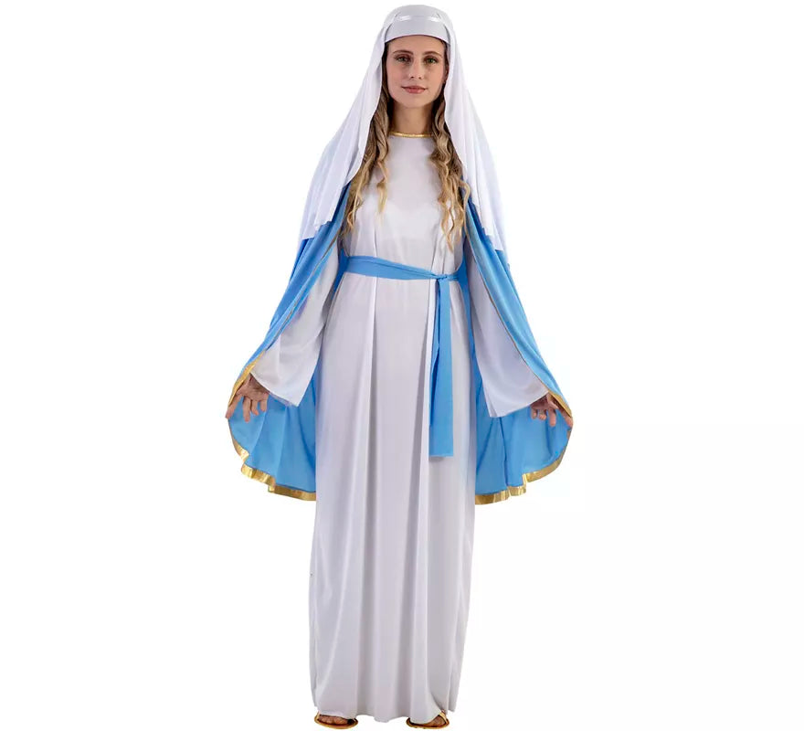 Translation missing: en.Disfraz de Virgen María con capa para mujer