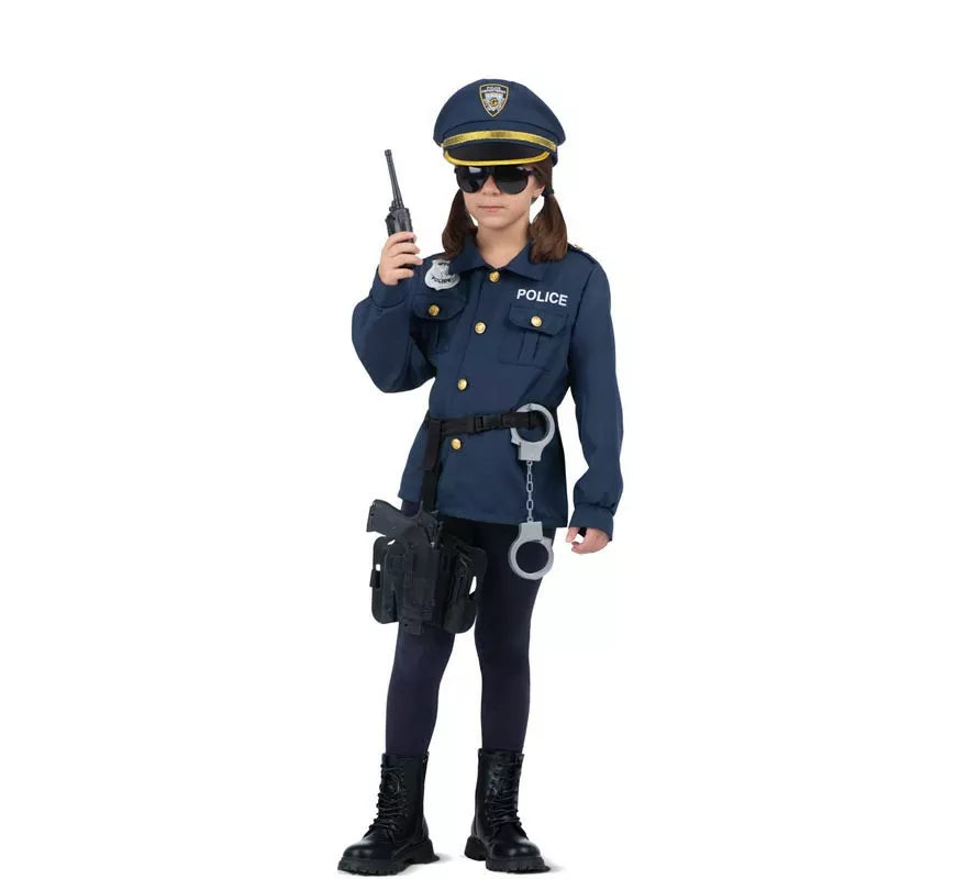 Disfraz de Yo Quiero Ser Policía con walkie-talkie para niños