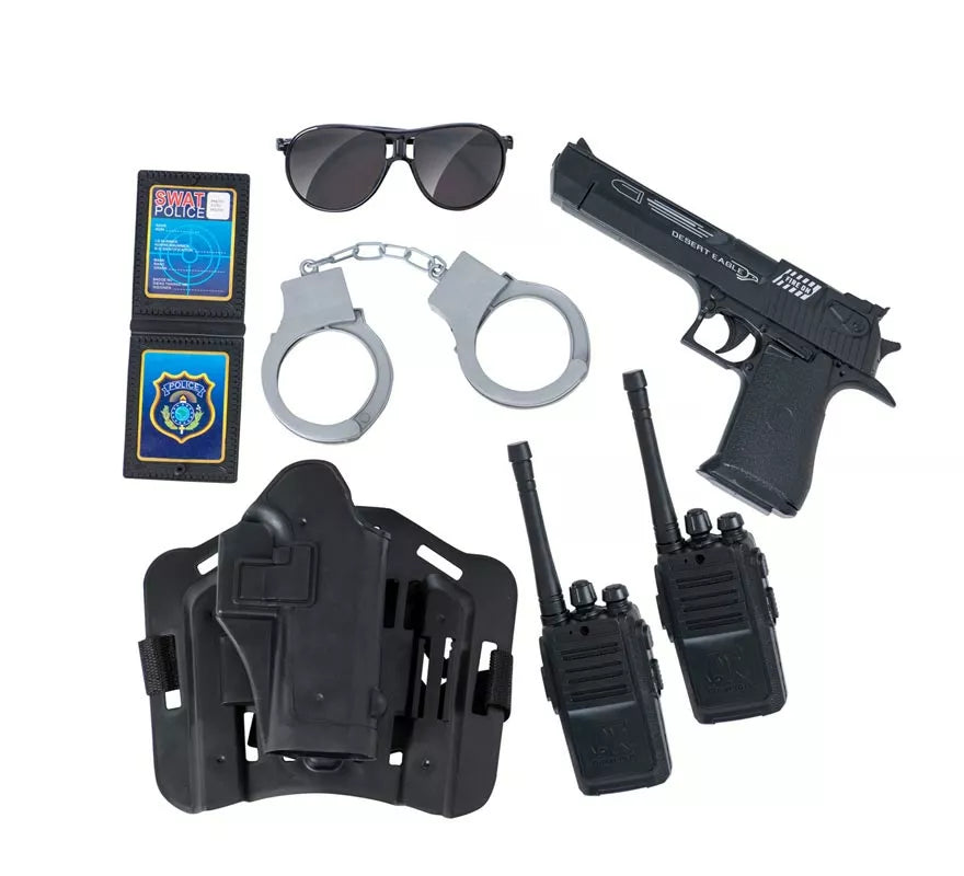 Translation missing: en.Disfraz de Yo Quiero Ser Policía con walkie-talkie para niños