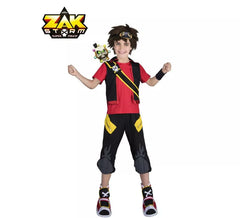 Zak Storm costume with wig and sword for children