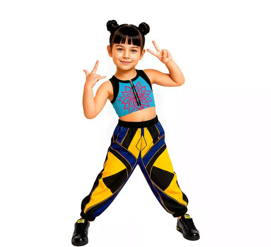 Translation missing: en.Disfraz de Cantante K-Pop lotus classic para niña