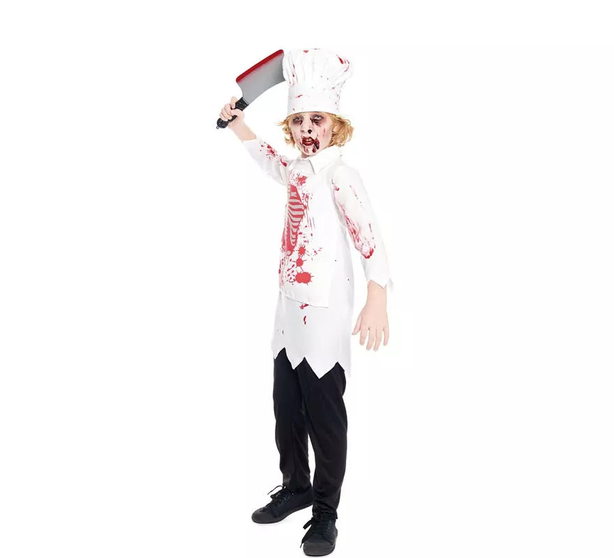 Disfraz de Zombie Cocinero para niño
