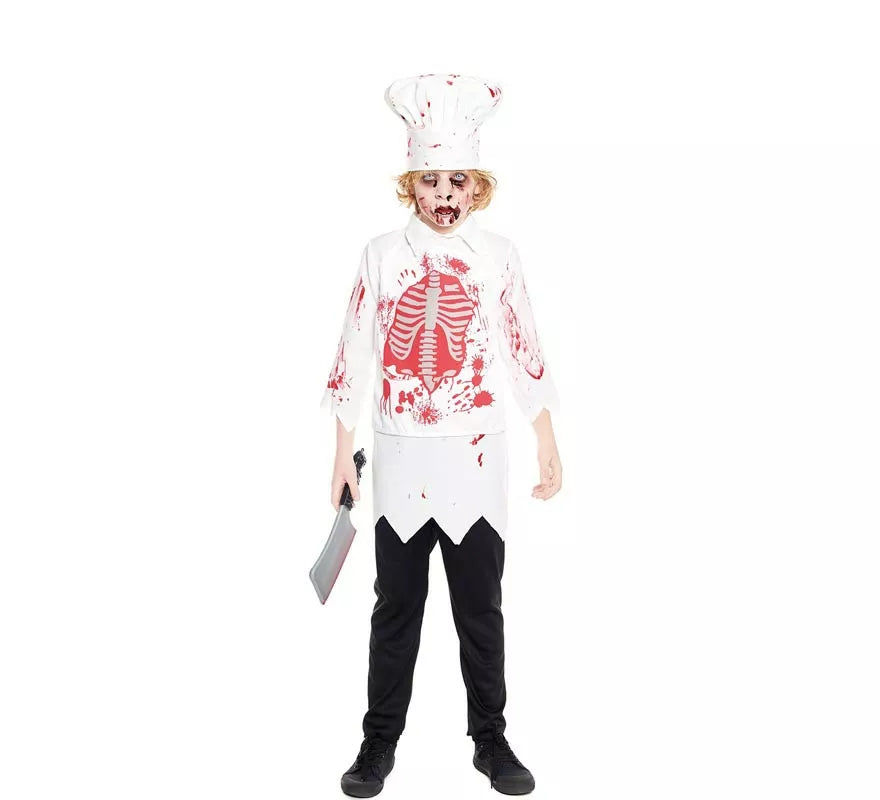 Disfraz de Zombie Cocinero para niño