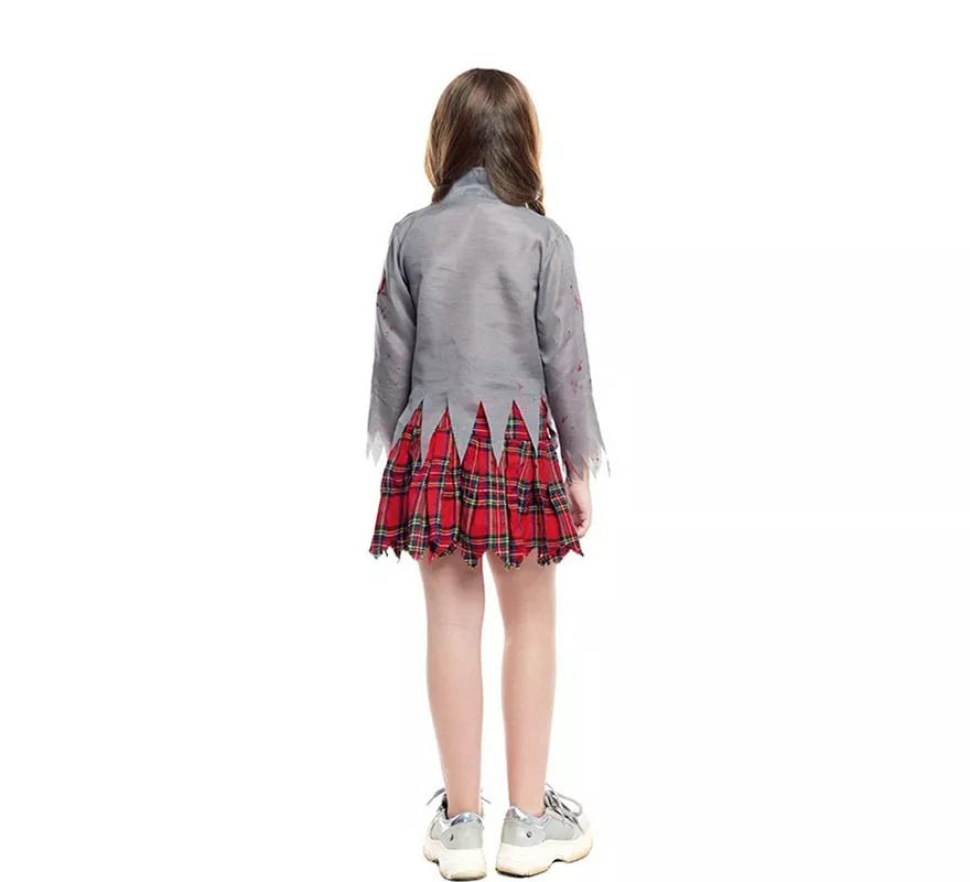 Disfraz de Zombie Colegiala para niña