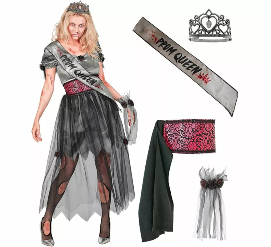 Translation missing: en.Disfraz de Zombie de Baile Graduación para mujer