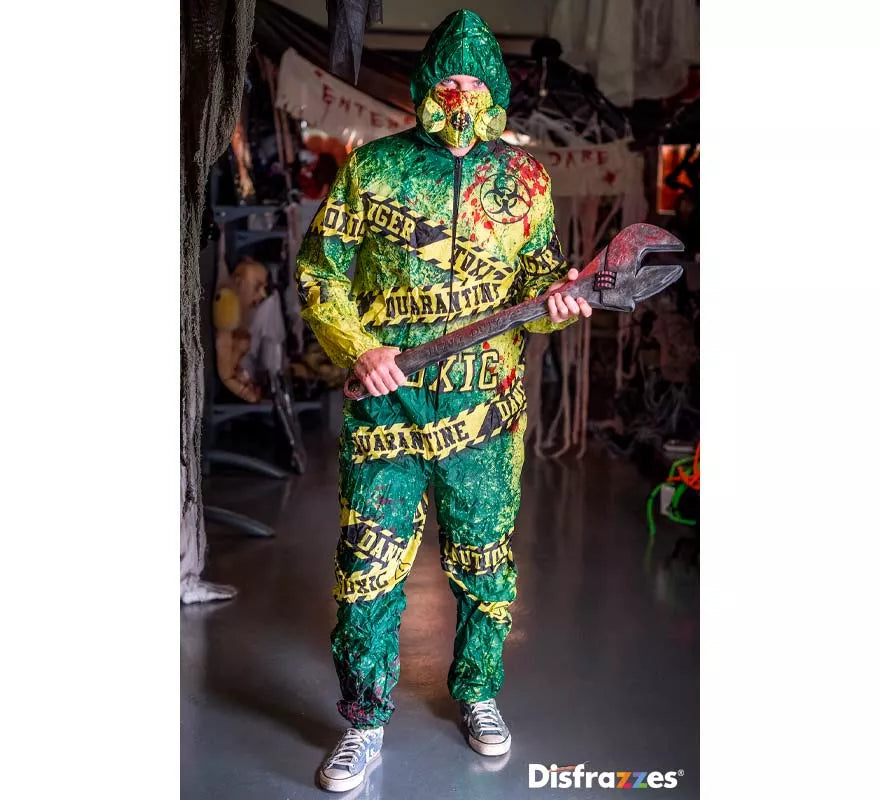 Disfraz de Zombie Tóxico para hombre