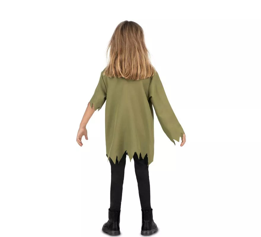 Disfraz de Zombie verde infectado para niño