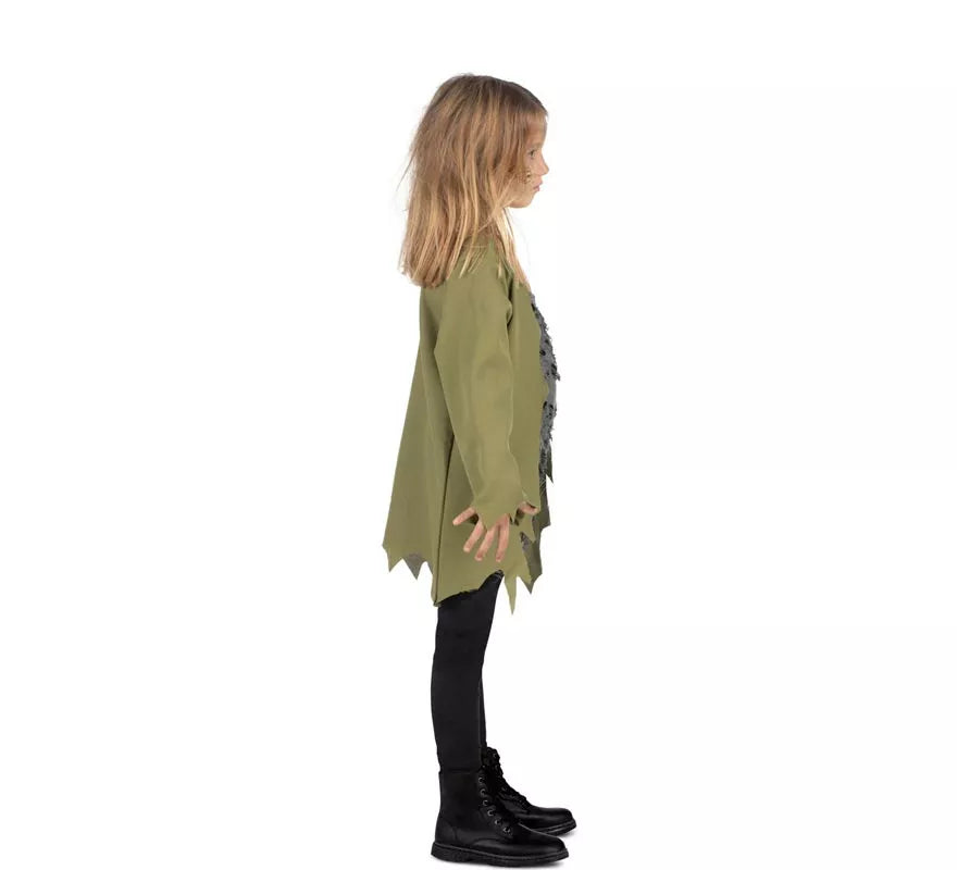 Disfraz de Zombie verde infectado para niño