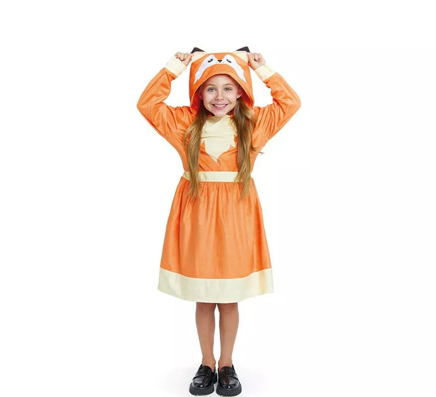 Translation missing: en.Disfraz de Zorrito en vestido con capucha para niña y adolescente