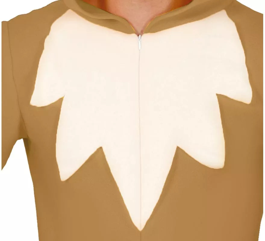 Disfraz de Zorro marrón para hombre