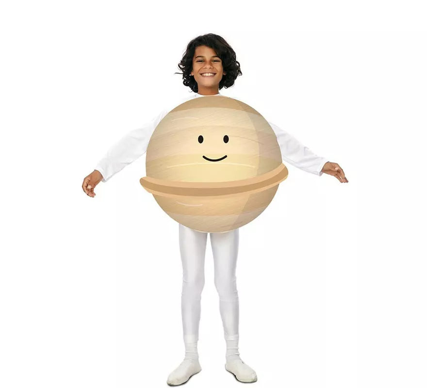 Disfraz del Planeta Júpiter Sonriente beige para niño