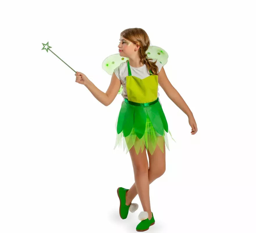 Kit o disfraz Green Fairy para niña