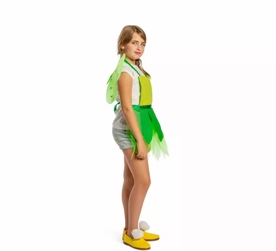 Kit o disfraz Green Fairy para niña