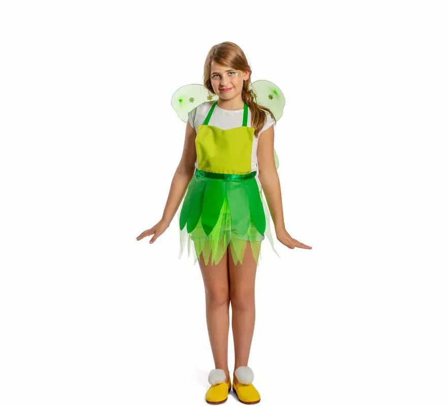 Kit o disfraz Green Fairy para niña