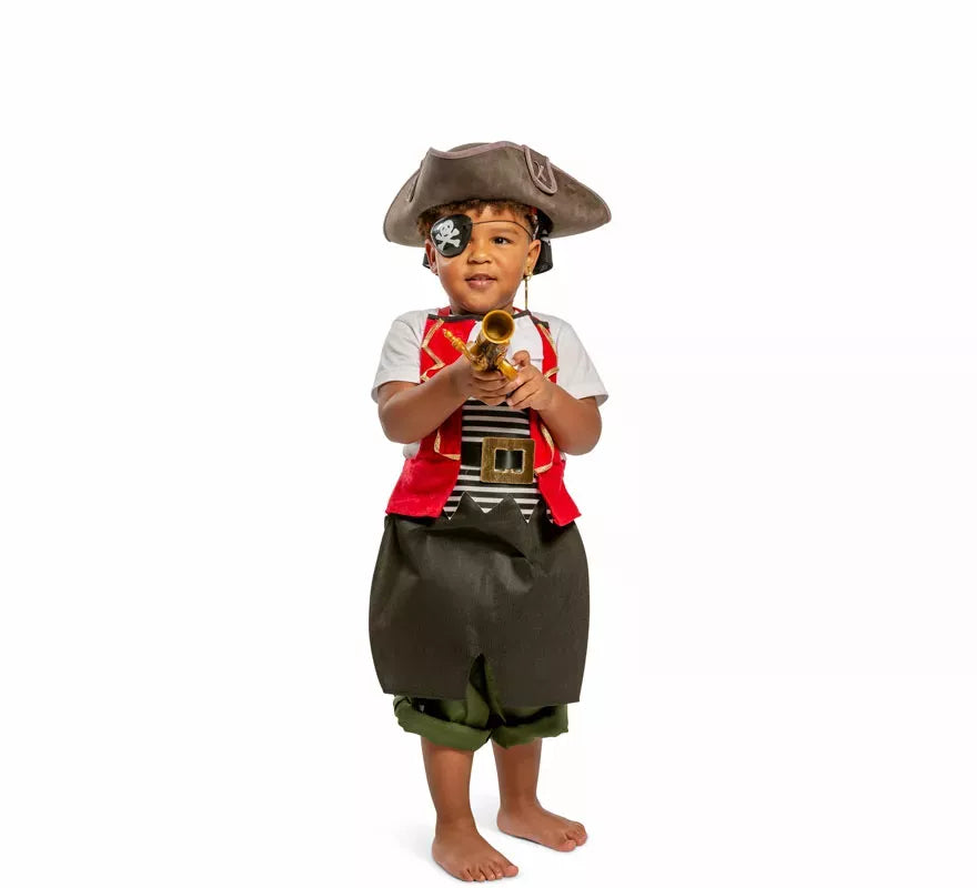 Kit o disfraz Wild Pirate para niño