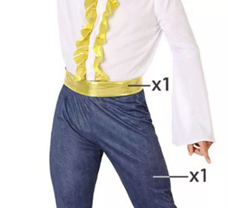 Disfraz Disco Años 80 para hombre