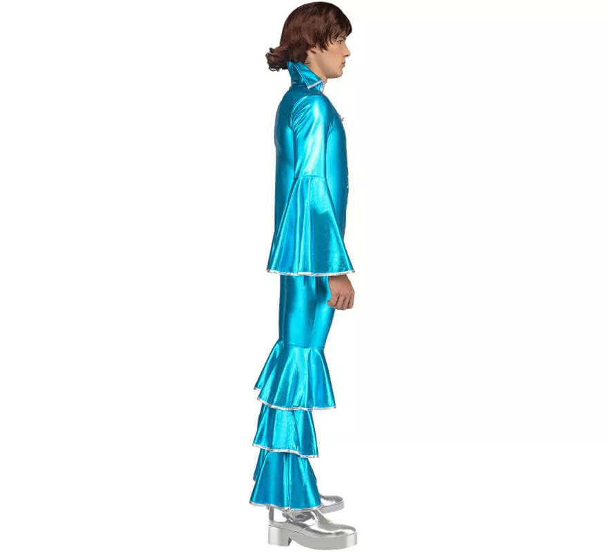 Disfraz Disco Azul Turquesa para hombre