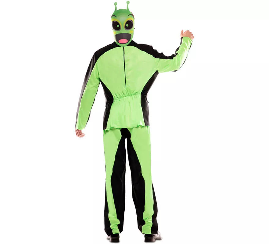 Disfraz Doble de Hombre de Negro y Alien para hombre