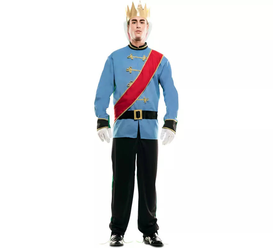 Disfraz Doble de Príncipe Azul y Rana para hombre