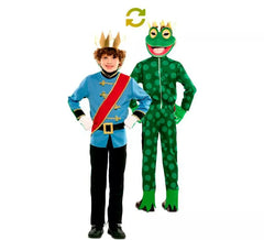 Double Prince Charming and Frog costume for children
