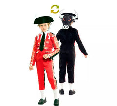 Double Bullfighter and Bull Costume for children