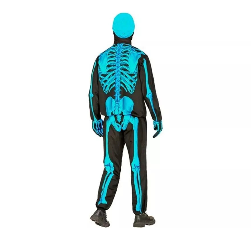 Disfraz Express de Esqueleto Fluorescente para niño