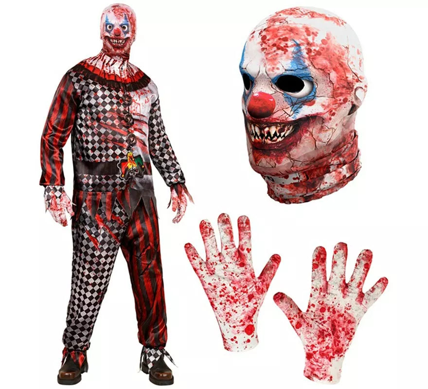 Disfraz Express de Payaso Malvado para hombre