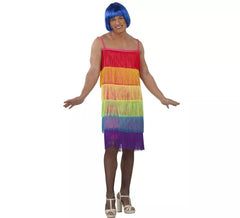 Flapper Costume with Fringes LGBT Pride for Men