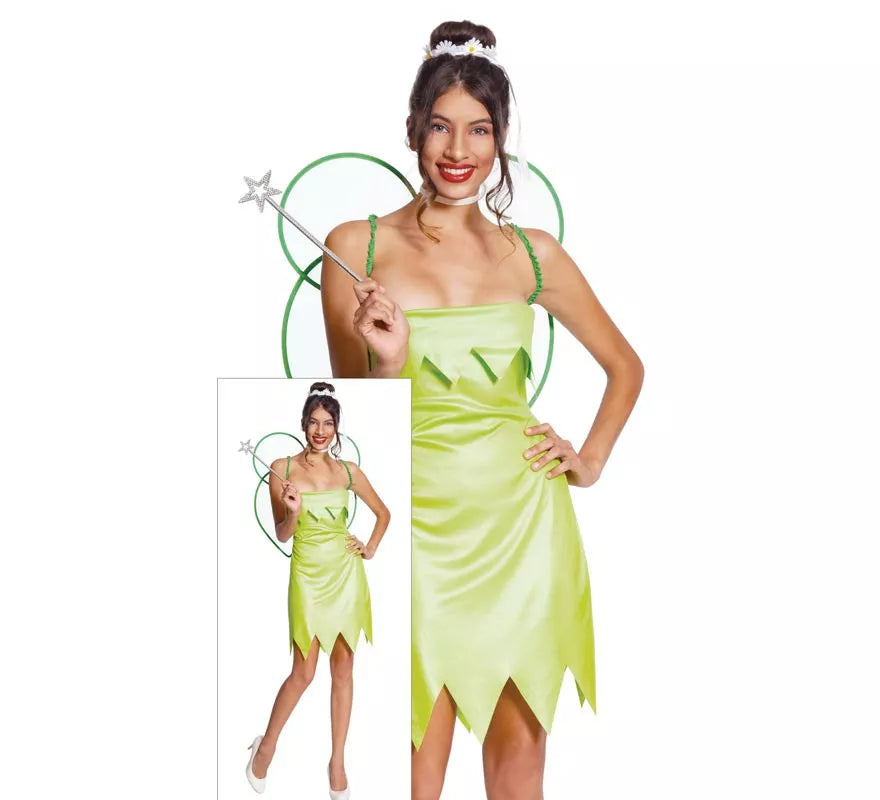 Disfraz Hada Verde mujer