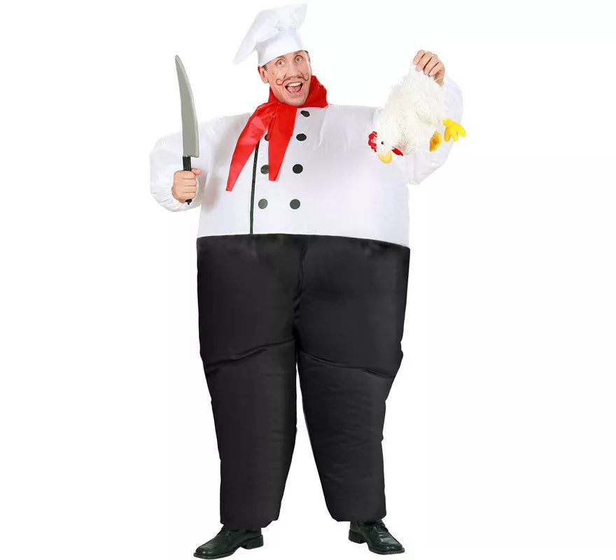 Translation missing: en.Disfraz Hinchable de Chef Gigante para adulto