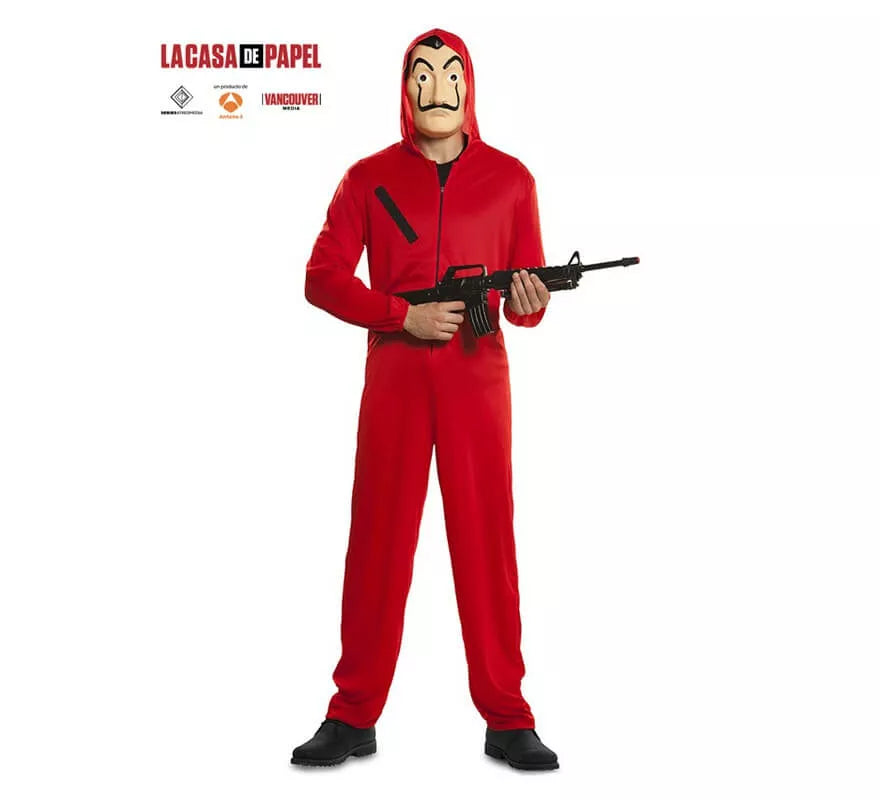 Translation missing: en.Disfraz La casa de Papel con máscara para adultos