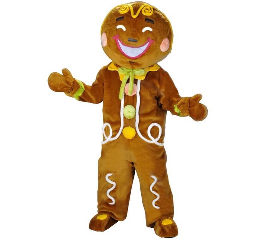 Translation missing: en.Disfraz Mascota Muñeco Galleta de Jengibre para adultos