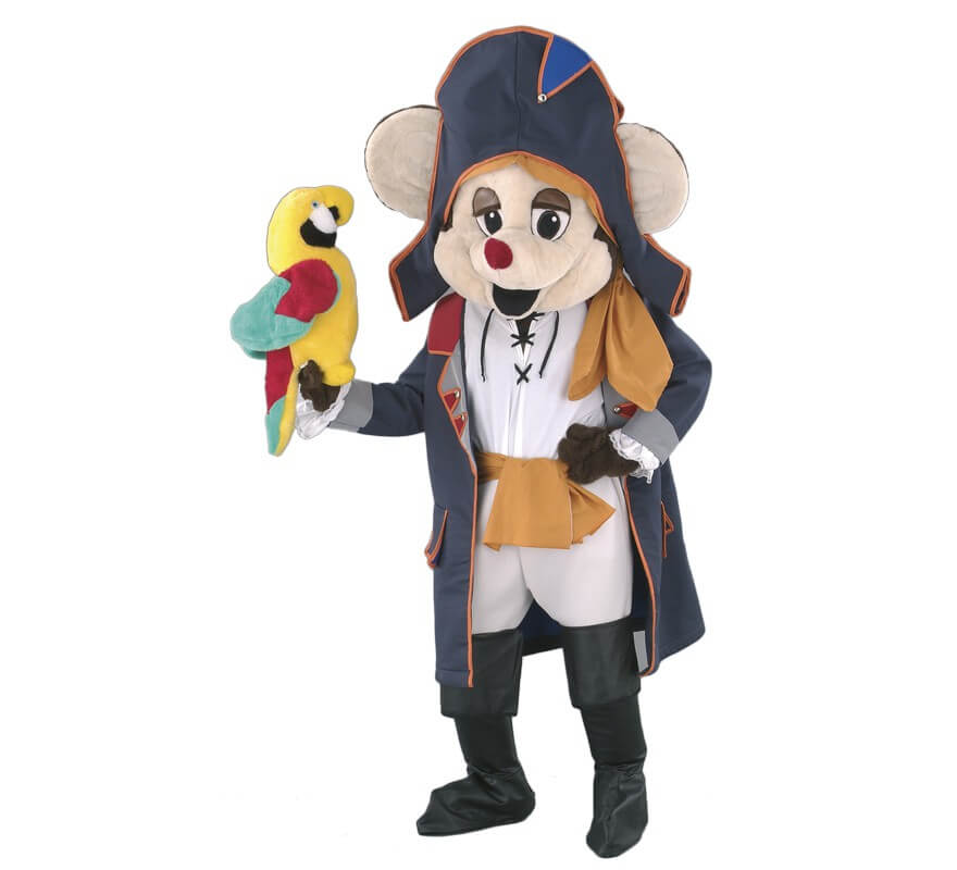 Translation missing: en.Disfraz Mascota Ratón Pirata para adultos