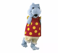 Mr. and Mrs. Hippopotamus Mascot Costume for adults