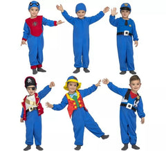 Multiple Blue 6 in 1 Costume for Children and Baby