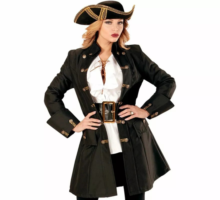 Translation missing: en.Disfraz o Abrigo de Capitana Pirata para mujer