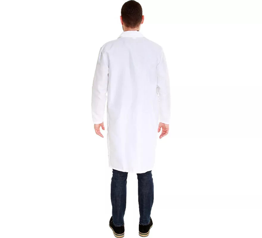 Disfraz o Bata Blanca de Médico para adulto