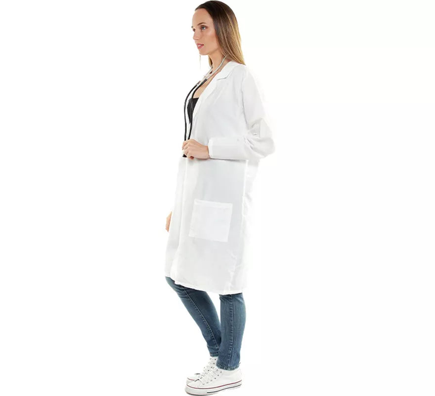 Disfraz o Bata Blanca de Médico para adulto