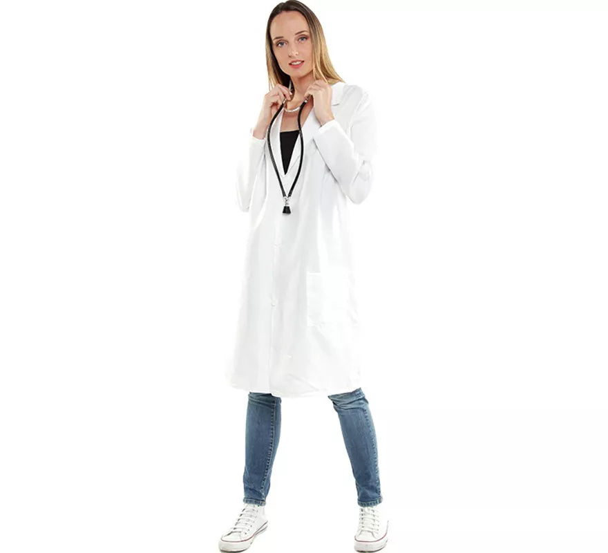 Translation missing: en.Disfraz o Bata Blanca de Médico para adulto