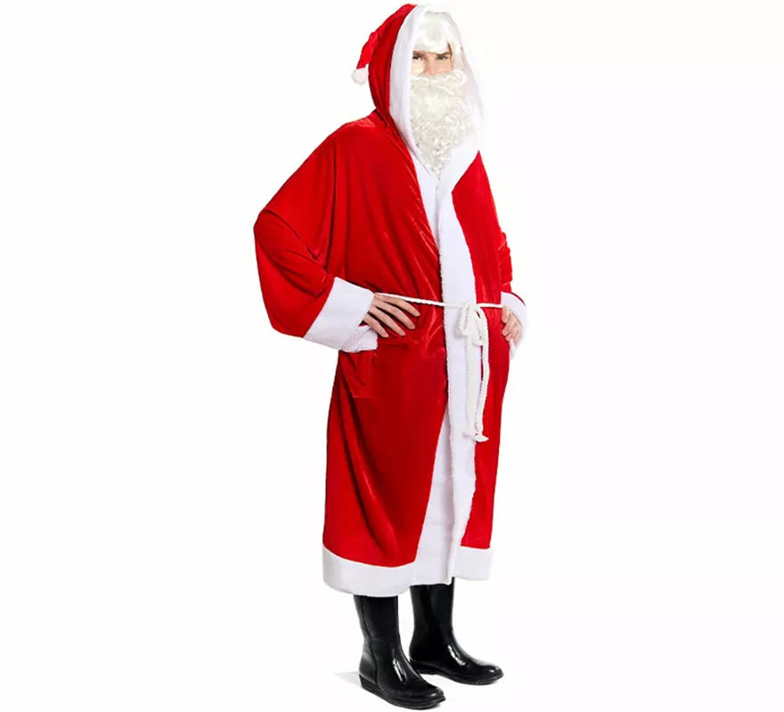 Disfraz o Bata de Papá Noel para hombre