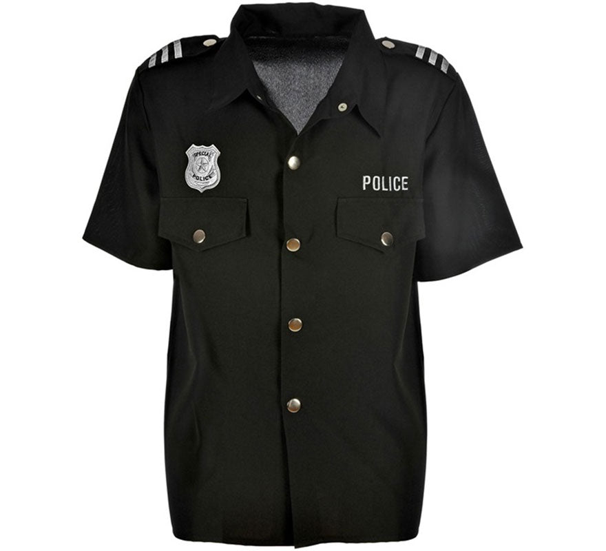 Disfraz o Camisa de Oficial de Policía para hombre