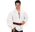 Disfraz o Camisa Pirata blanca para hombre