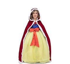 Red princess cape for girl