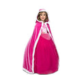 Capa de princesa Rosa para niña