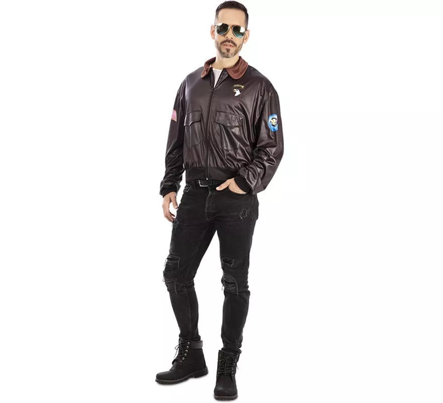 Disfraz o Cazadora de Aviador para hombre