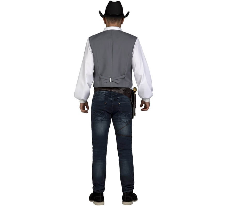 Translation missing: it.Chaleco Gris de Vaquero para hombre