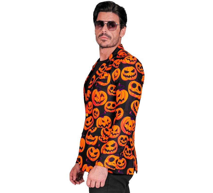Chaqueta de Calabaza naranja y negro para hombre