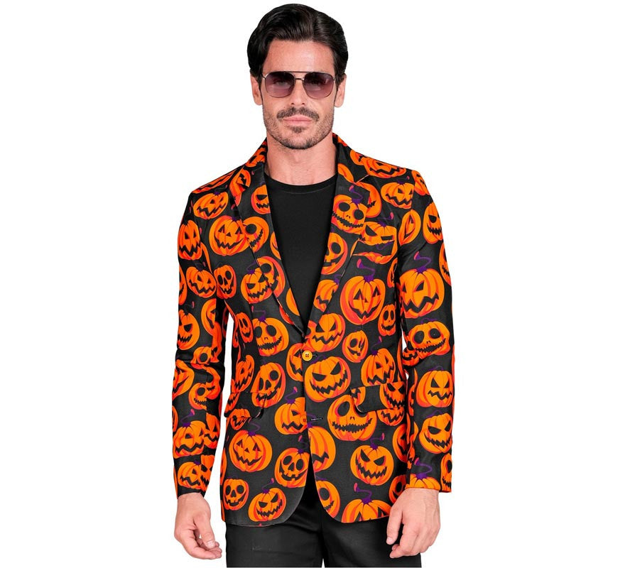 Chaqueta de Calabaza naranja y negro para hombre